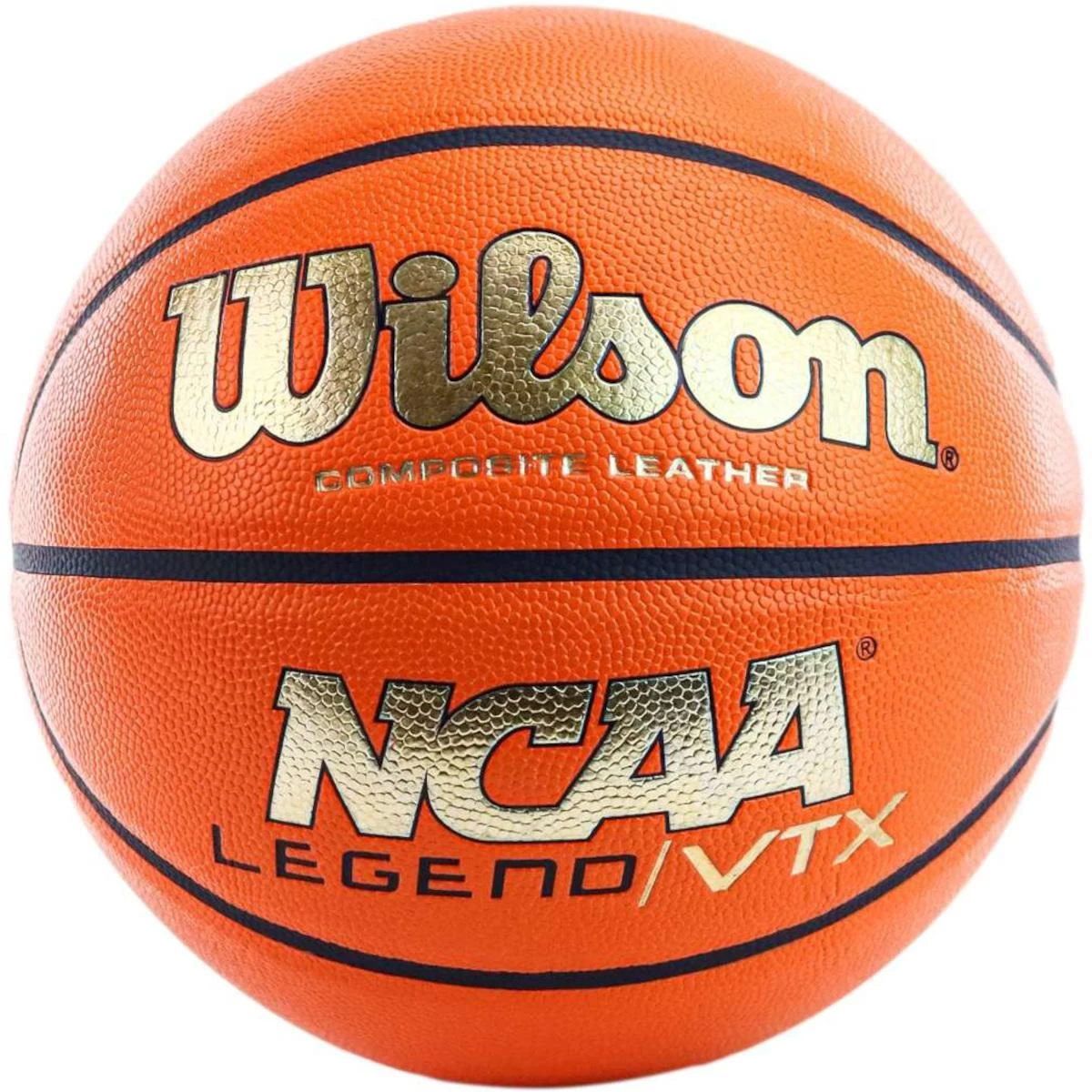 Krepšinio Kamuolys Wilson Ncaa Legend Vtx Bskt Orange/gold R.7
