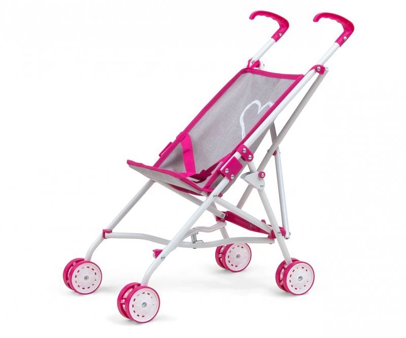 Kūdikių Lėlių Vežimėlis Julia Prestige Pink