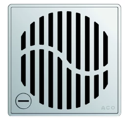 Kvadratinės grotelės Aco Wave, rakinamos
