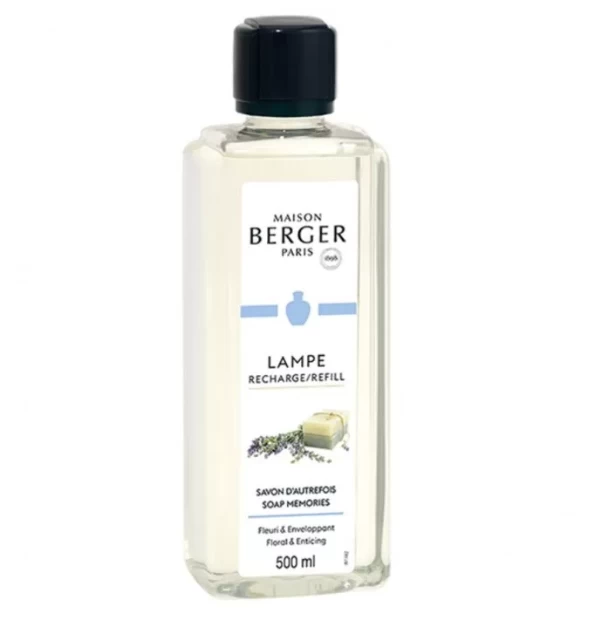 Kvapo papildymas katalitinei lempai Maison Berger Soap memories 500ml, 115130