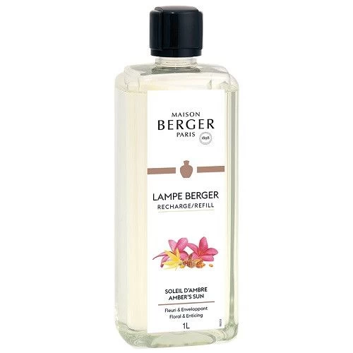 Kvapo papildymas lempai Maison Berger Amber&#039;s Sun 500 ml