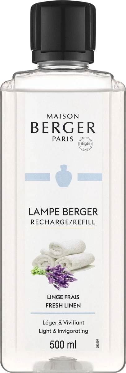 Kvapo papildymas lempai Maison Berger Fresh linen 500 ml, 115117