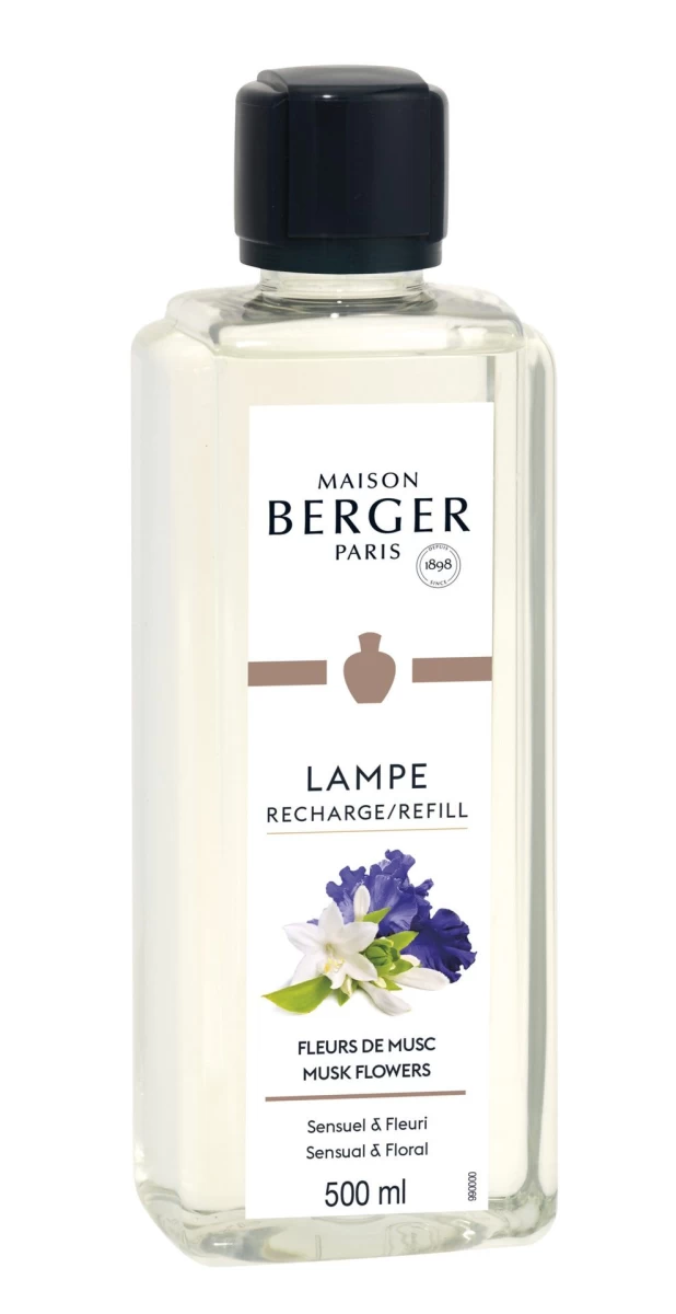 Kvapo papildymas lempai Maison Berger Musk Flowers 500 ml