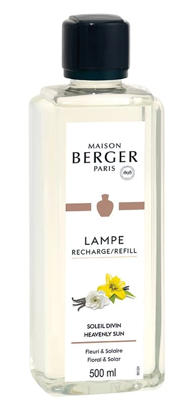 Kvapo papildymas lempai Maison Berger Soleil Divin 500 ml
