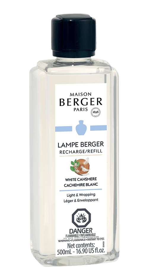 Kvapo papildymas lempai Maison Berger White Cashmere 500 ml