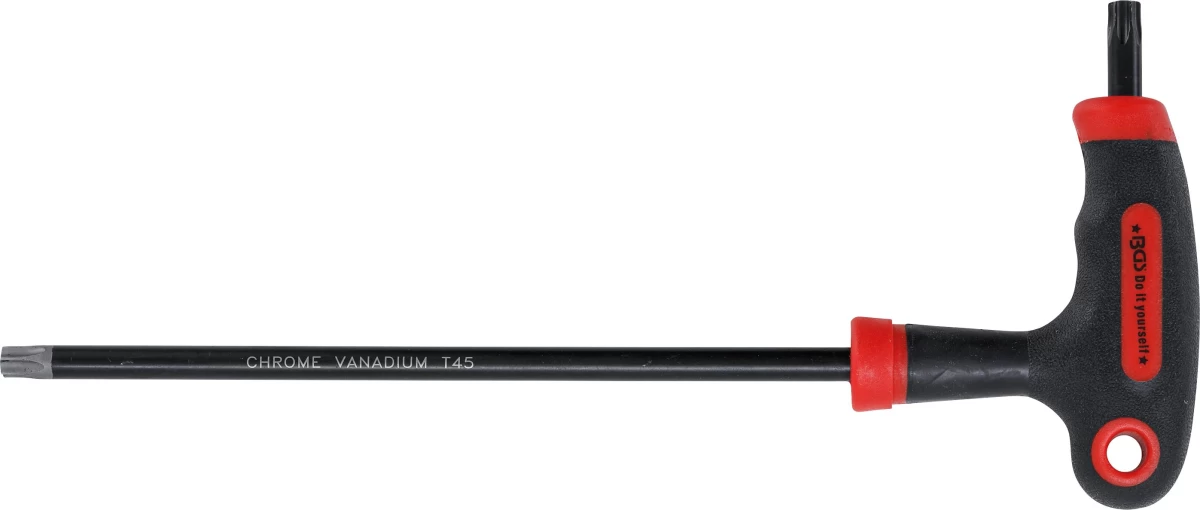 L tipo atsuktuvas T-Star su skyle / be skylės (Torx) | T45 (7880-T45)