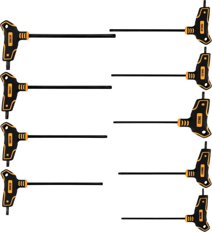 L tipo atsuktuvų su rankena rinkinys | T-Star (Torx) | 9 vnt (56639)