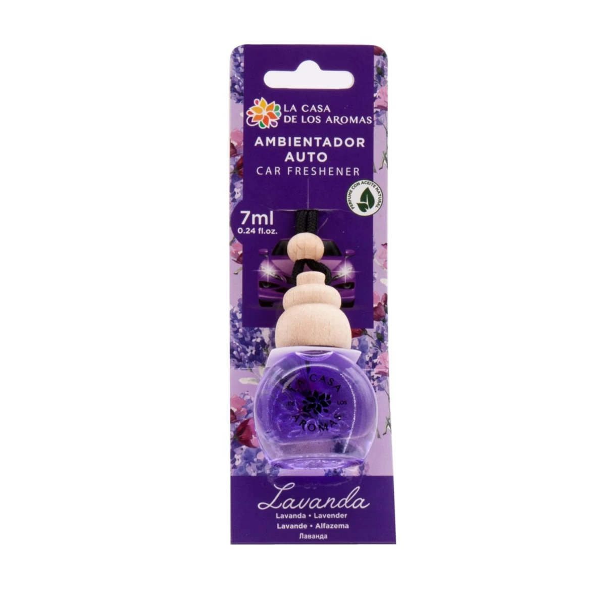 La Casa De Los Aromas Automobilių Gaiviklis Lavender, 7ml.