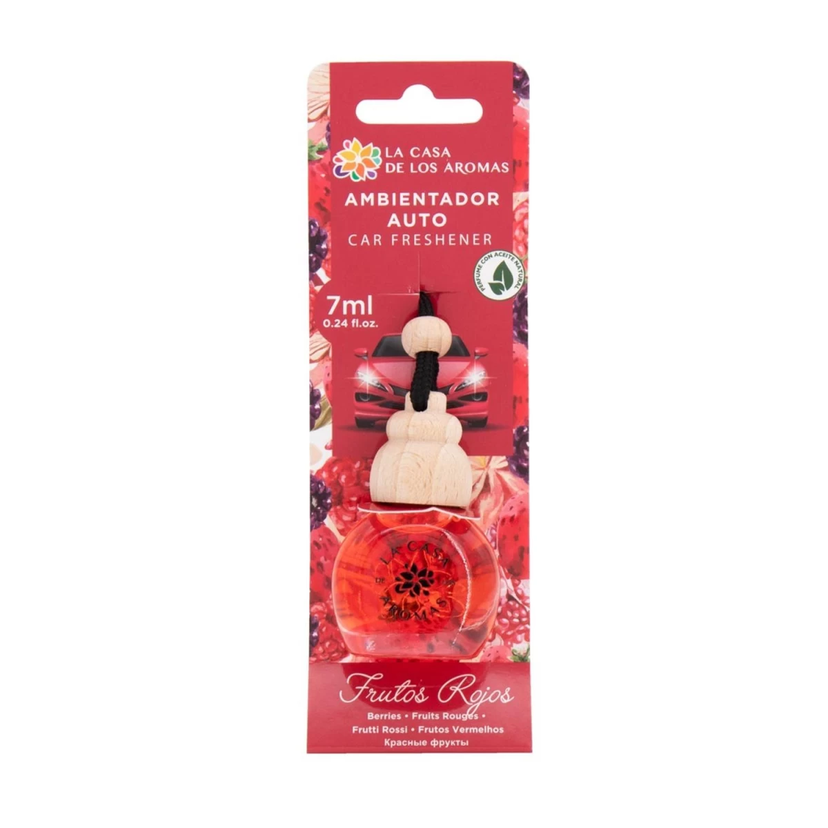 La Casa De Los Aromas Automobilių Gaiviklis red Fruits 7ml (p1)