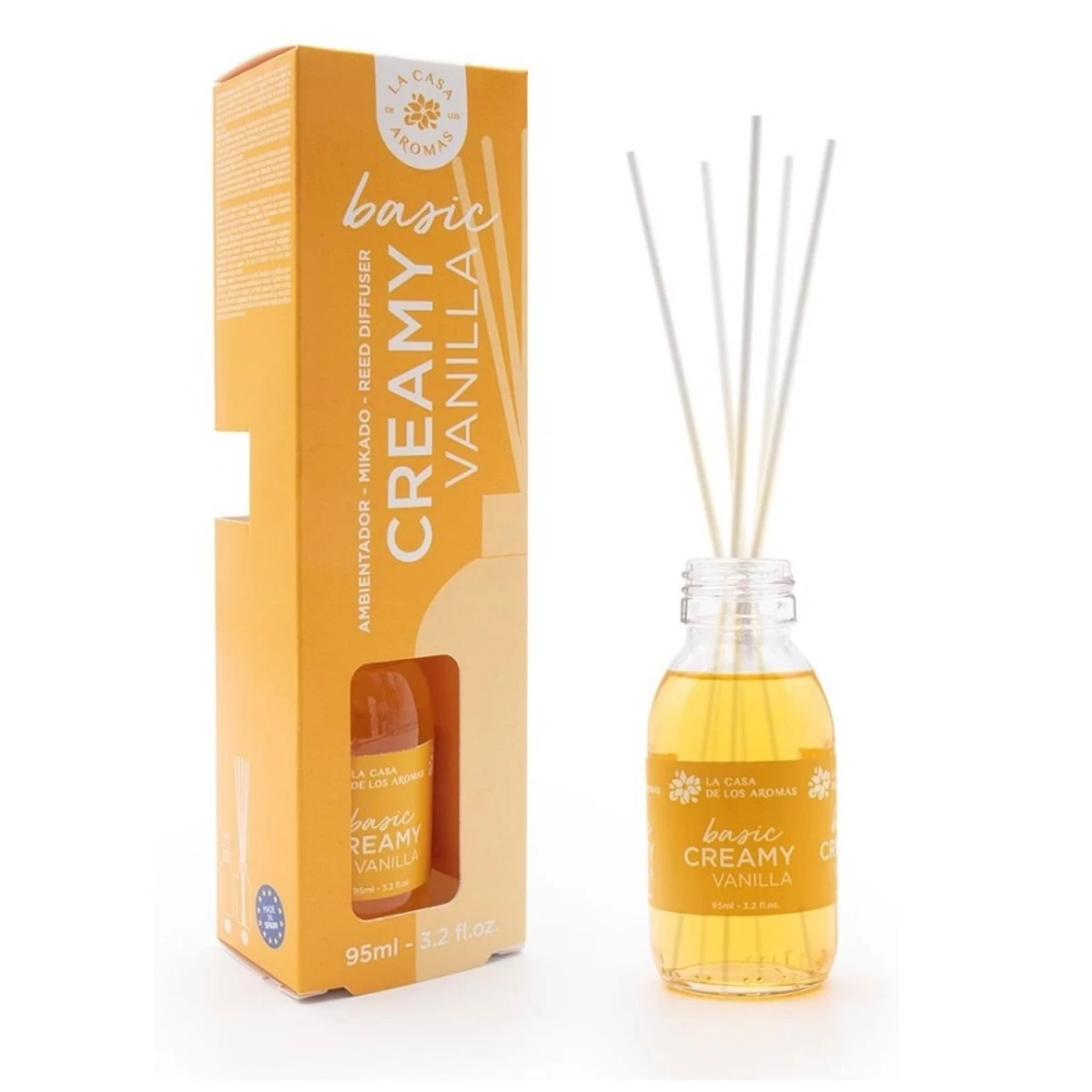 La Casa De Los Aromas Basic Scent Sticks Creamy Vanilla, 95ml