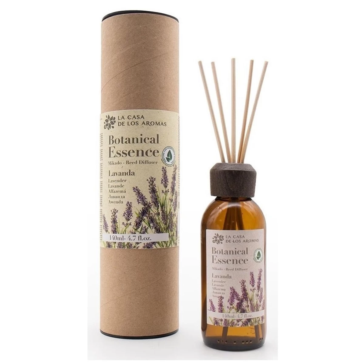 La Casa De Los Aromas Botanical Essence Lavender Scent Scent Sticks, 140 Ml