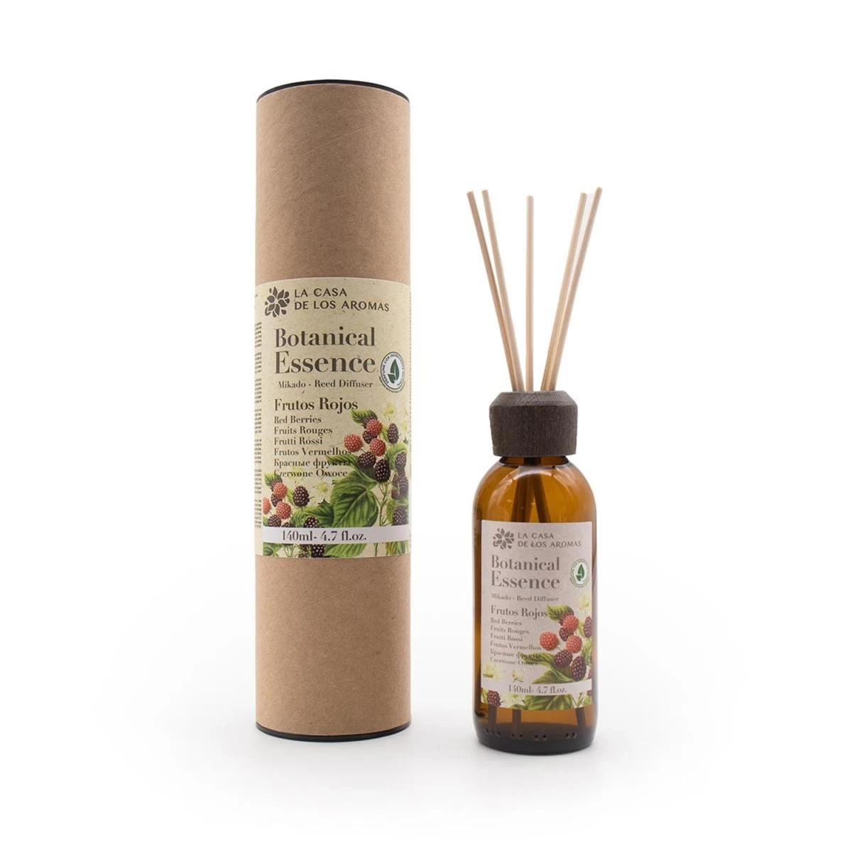 La Casa De Los Aromas Botanical Essence Red Fruits Scented Sticks, 140 Ml.