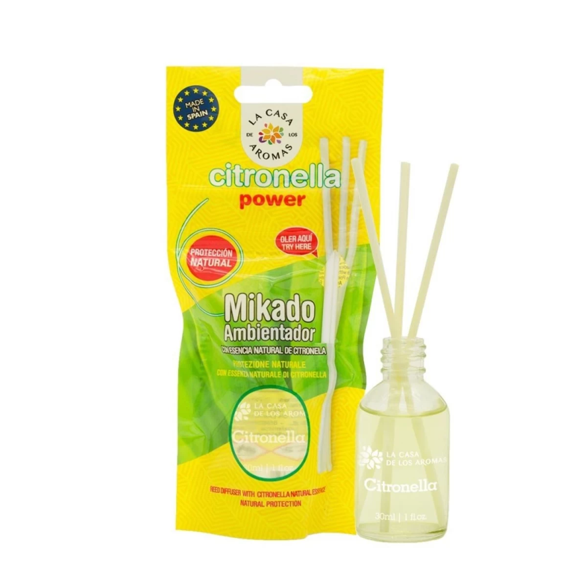 La Casa De Los Aromas Citronella Kvapiosios Lazdelės, 30 Ml