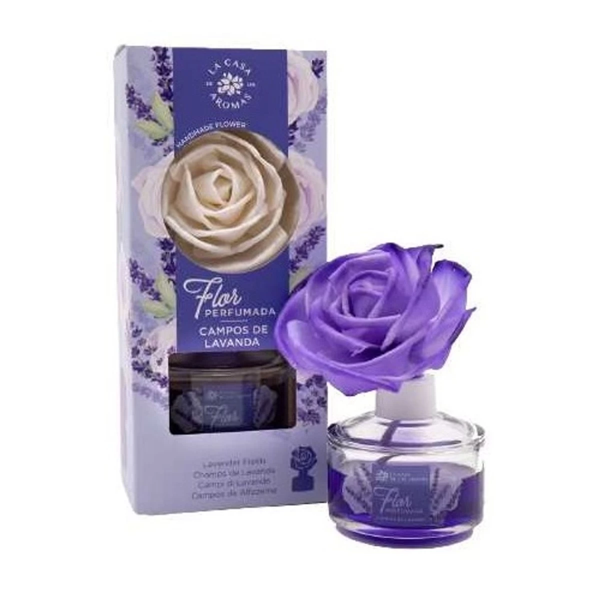 La Casa De Los Aromas Flor Perfumada Levandos žiedo Formos Kvapų Difuzorius, 65 Ml