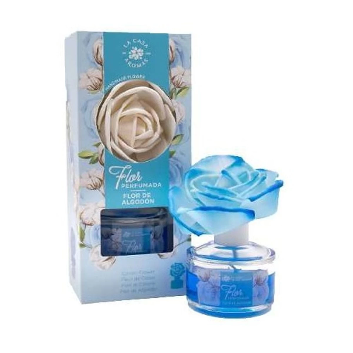 La Casa De Los Aromas Flor Perfumada Medvilnės žiedo Formos Kvepalų Difuzorius, 65 Ml