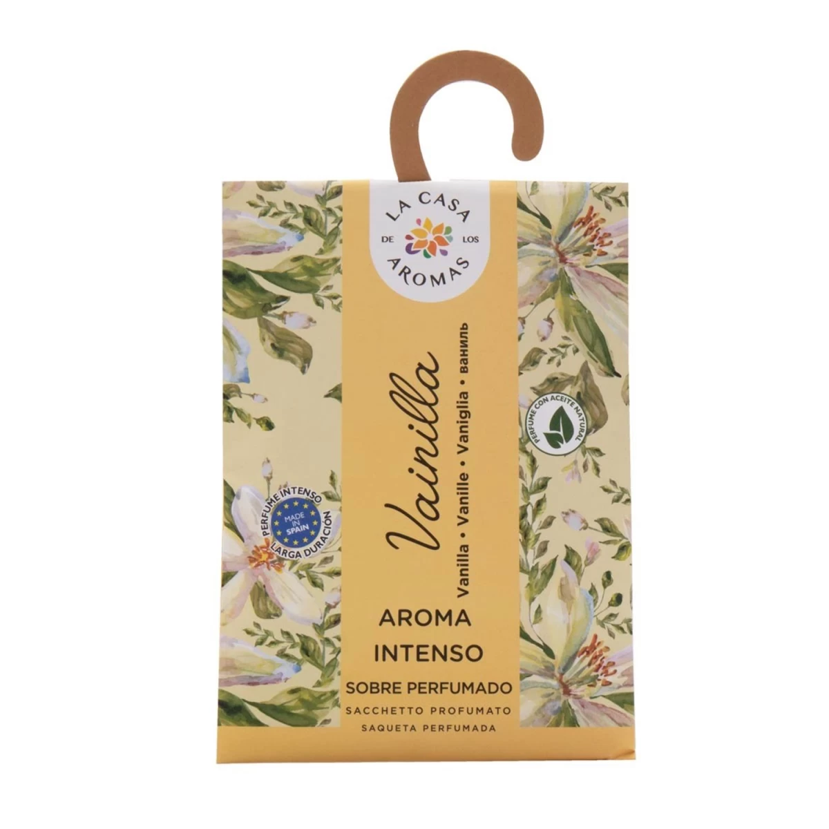 La Casa De Los Aromas Intense Aroma Vanilla Scented Sachet, 100 Ml.