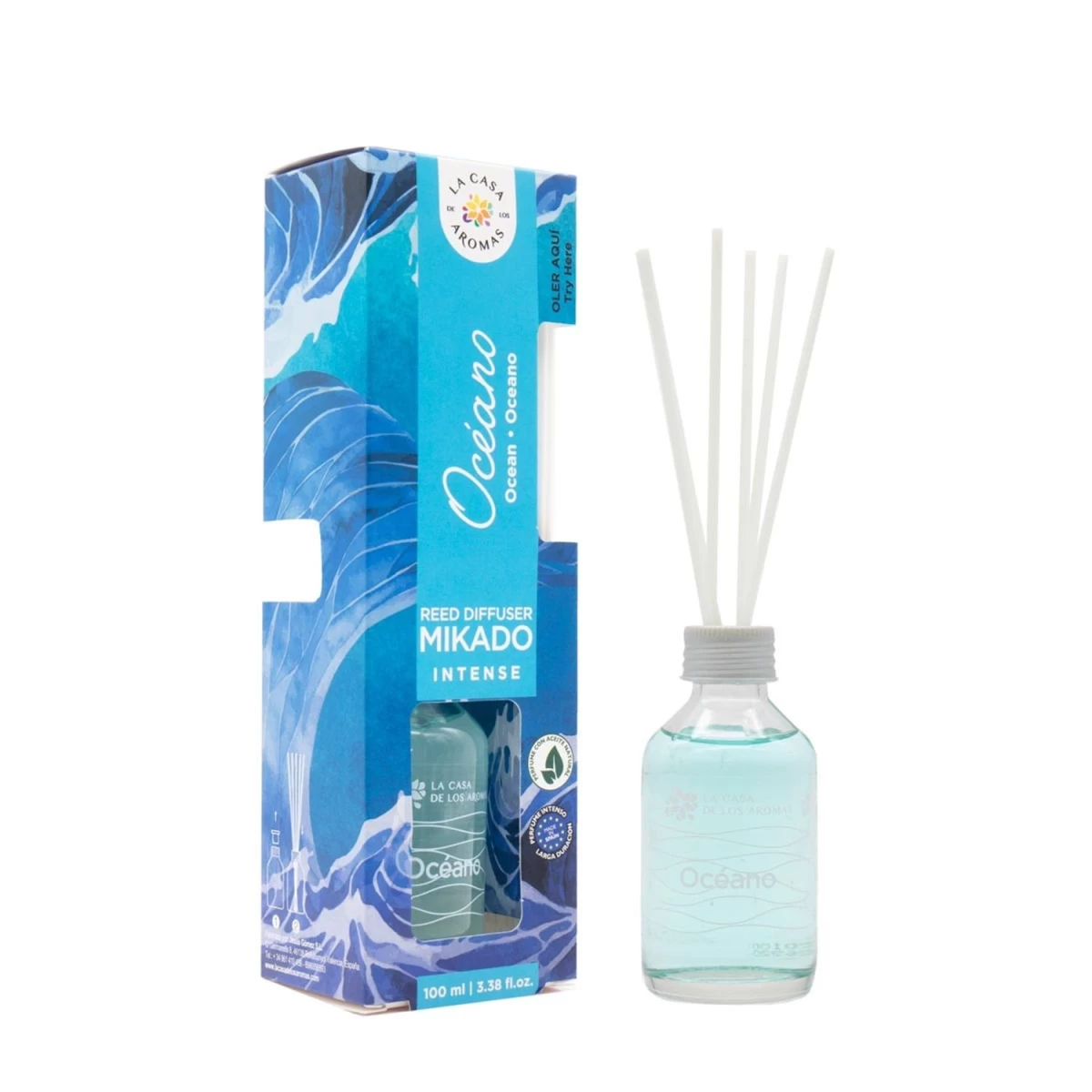 La Casa De Los Aromas Mikado Intense Ocean Scented Sticks, 100 Ml.