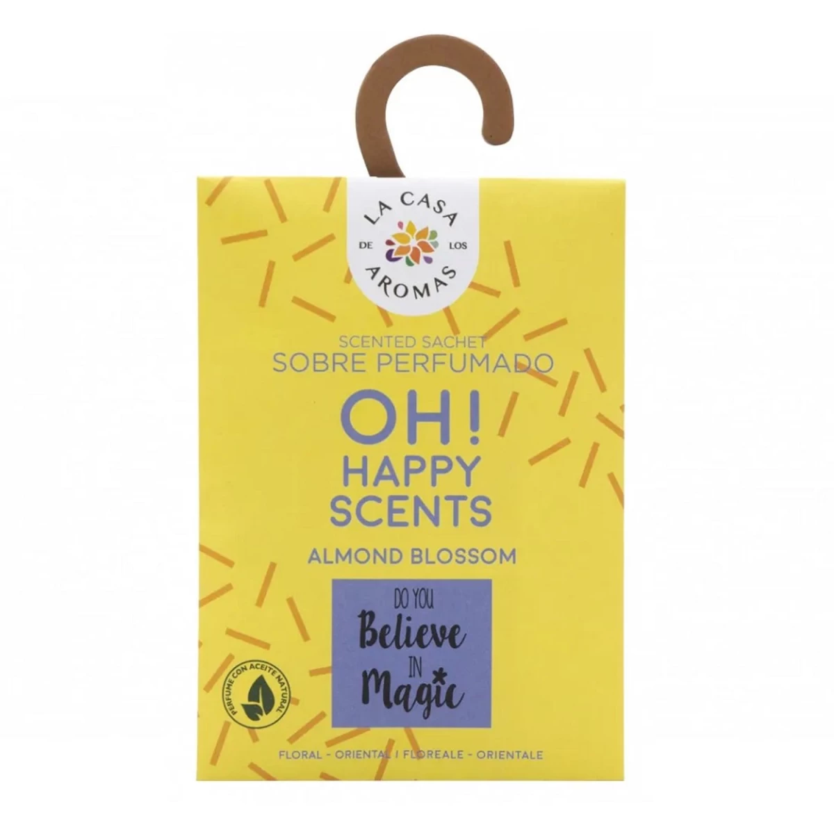 La Casa De Los Aromas Oh! Happy Scents Migdolų žiedų Kvapo Paketėlis, 100 Ml