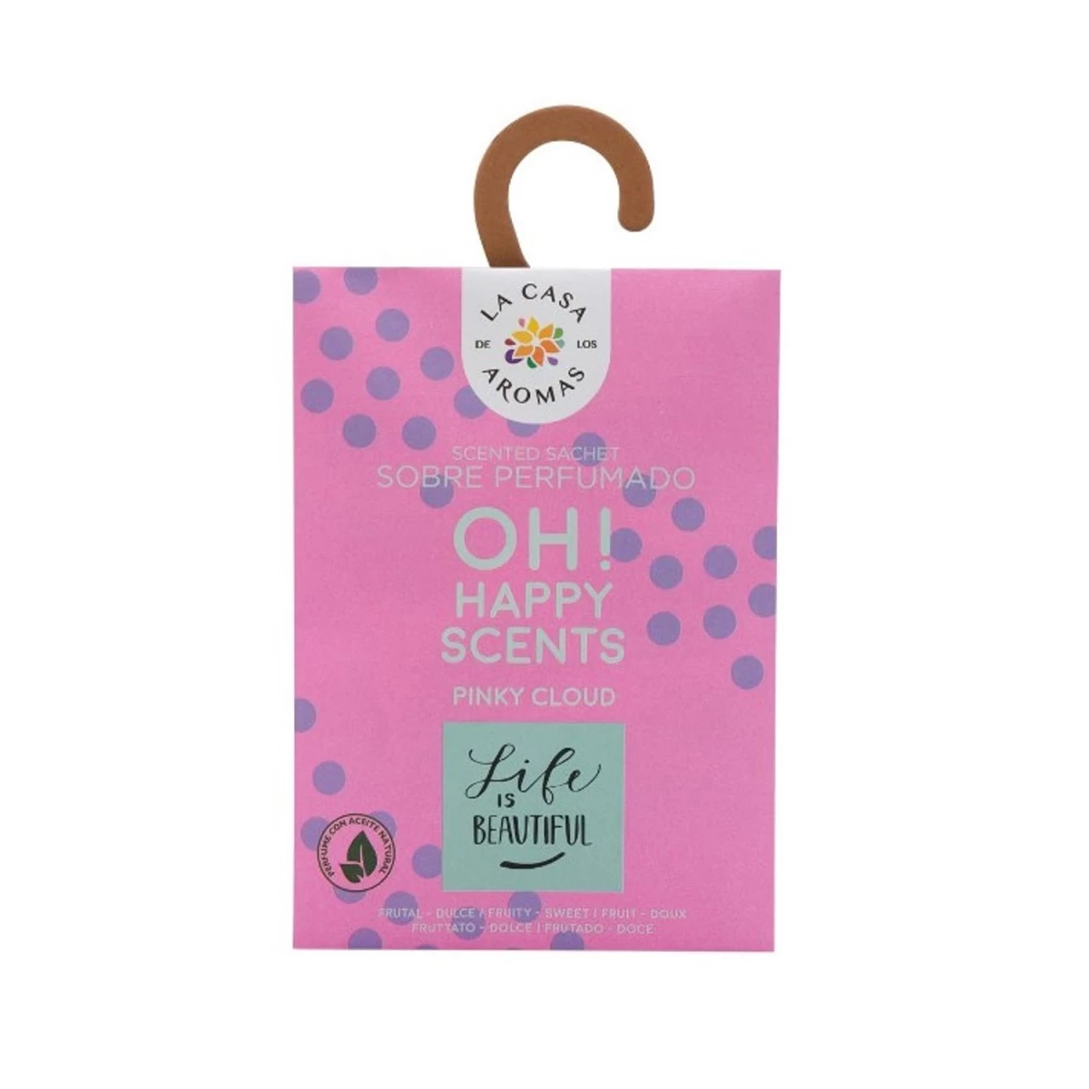 La Casa De Los Aromas Oh! Happy Scents Pinky Cloud Kvapusis Paketėlis, 100 Ml.
