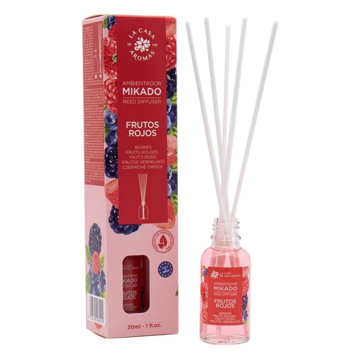 La Casa De Los Aromas Raudonųjų Vaisių Kvapo Lazdelės, 30 Ml