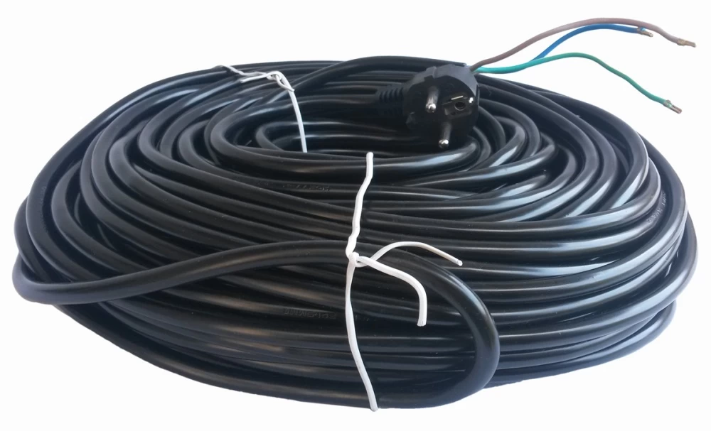 Laidas su kištuku be būgno CE, 3X1,5 mm2/16A/3500W/50M./230V  (EW-0050)