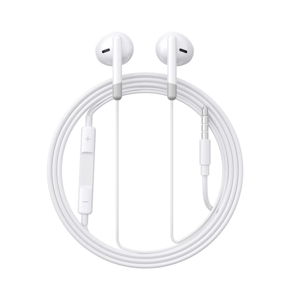 Laidinės Mini Jack Ausinės Su Nuotolinio Valdymo Pulteliu Joyroom Jr-ew01 - Baltos Spalvos