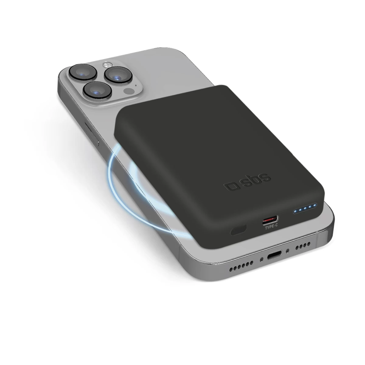 Laidinis 5000 Mah Usb-c Magsafe Maitinimo Blokas - Juodas