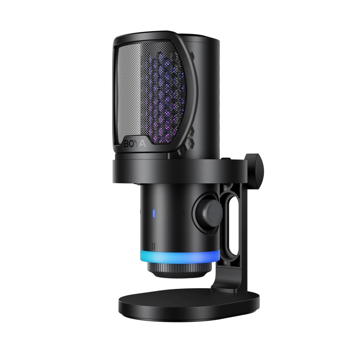 Laidinis Usb-c Rgb Enc žaidimų Mikrofonas – Juodas