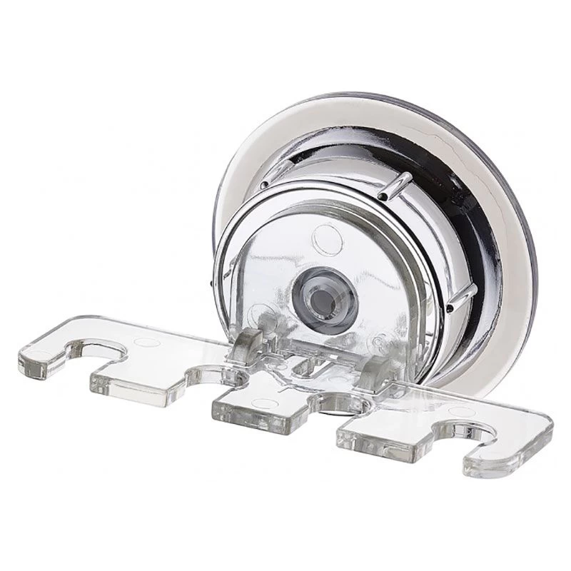 Laikiklis dantų šepetėliams RIDDER Ela 80 x 55 x 48 mm, priklijuojamas, plastikinis, 12102200
