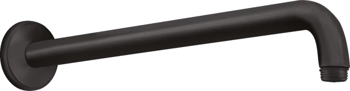 Laikiklis dušo galvai iš sienos HG 389mm matinis juodas, 27413670
