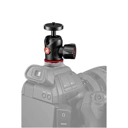 Laikiklis su Rutuline galvute Manfrotto MH492LCD-BH Micro + Cold Shoe (Ekspozicinė prekė)