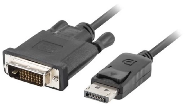 Lanberg Ca-dpdv-10cu-0018-bk 1,8 M /s1x Displayport 1x Dvi-d