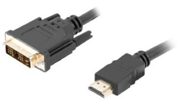 Lanberg Ca-hddv-10cc-0018-bk 1,8 M /s1x Hdmi (a) 1x Dvi-d