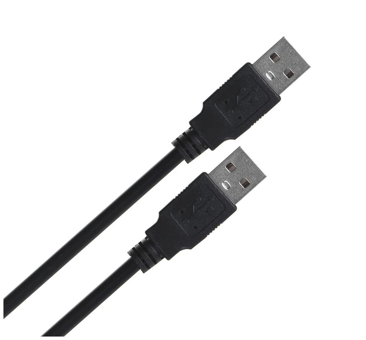 Lanberg CA-USBA-20CU-0010-BK USB cable 1m 2.0 USB A Black