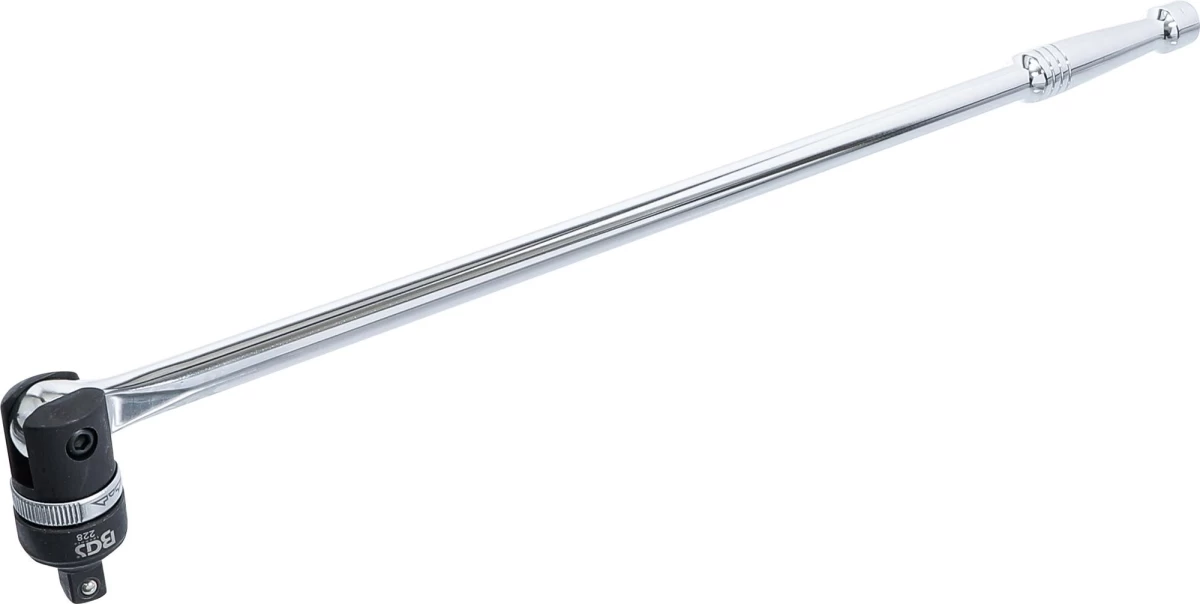 Lanksti rankena su reversine terkšle | išorinis kvadratas 12,5 mm (1/2) | 620 mm (228)