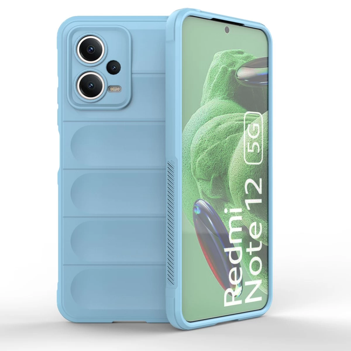 Lankstus Dėklas Xiaomi Redmi Note 12 5g / Poco X5 5g Magic Shield Case Light Blue