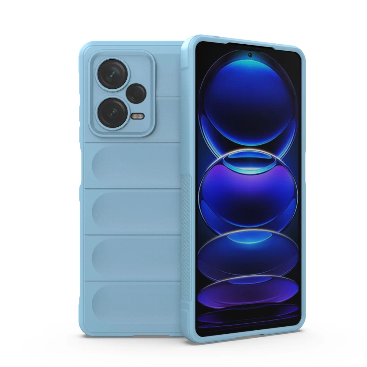 Lankstus Dėklas Xiaomi Redmi Note 12 Pro+ Magic Shield Case Light Blue