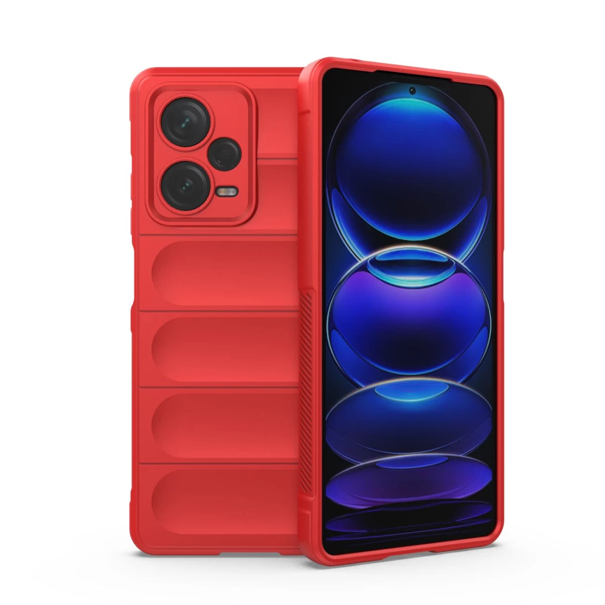 Lankstus Dėklas Xiaomi Redmi Note 12 Pro+ Magic Shield Case Red
