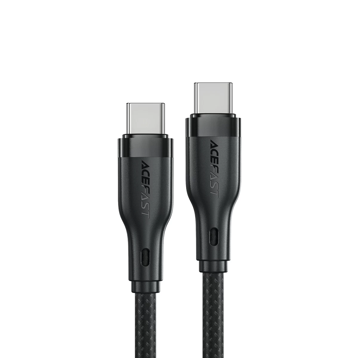 Lankstus Pintas Usb-c Kabelis - Usb-c 60w 3a 1,2 M - Juodas