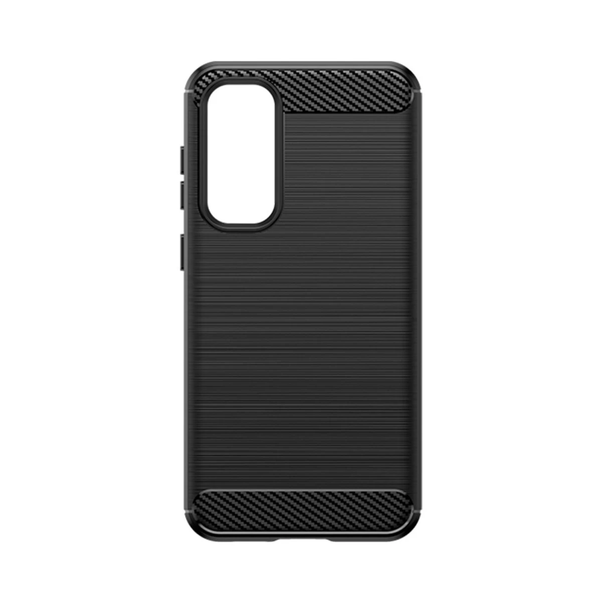 Lankstus samsung Galaxy S23 Fe Carbon Dėklas Su Anglies Raštu - Juodas