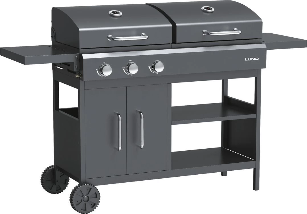 Lauko kepsninė / grilis 2 viename | anglis / dujos | 8,6KW (99649)