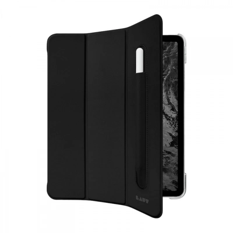 Laut Huex Folio - Apsauginis Dėklas Su apple Pencil Laikikliu, Skirtas ipad Pro 11&amp;quot; 1/2/3/4g, ipad Air 10.9&amp;quot; 4/5g (juodas)