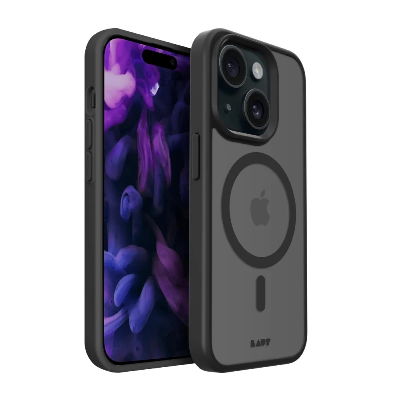Laut Huex Protect - Apsauginis Dėklas Iphone 14 Plus/ 15 Plus, Suderinamas Su Magsafe (juodas)