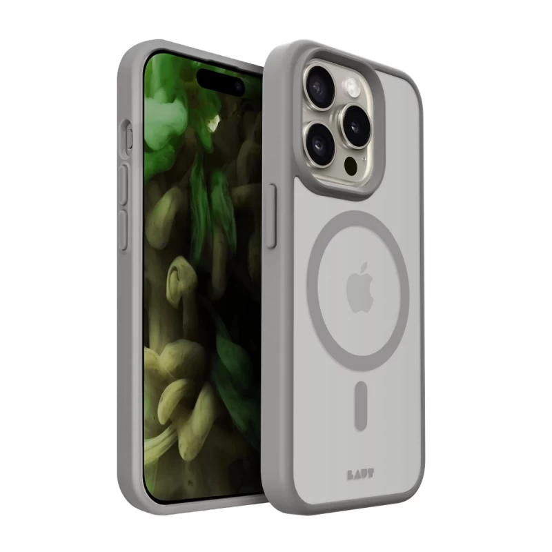 Laut Huex Protect - Apsauginis Dėklas Iphone 15 Pro Max, Suderinamas Su Magsafe (pilkas)