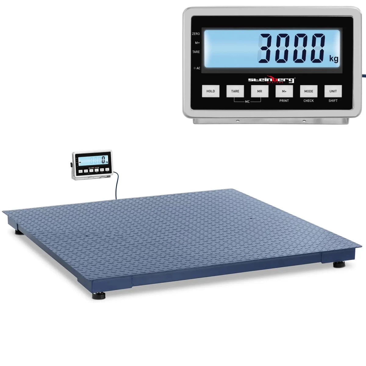 Lcd Platforminės Sandėliavimo Svarstyklės 150 X 150 Cm 3000 Kg / 1 Kg Lcd Platforminės Sandėliavimo Svarstyklės 150 X 150 Cm 3000 Kg / 1 Kg