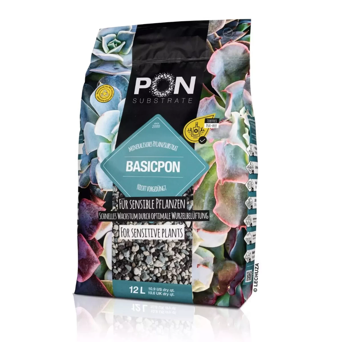 Lechuza BASICPON augalų substratas 12 litrų, 19552