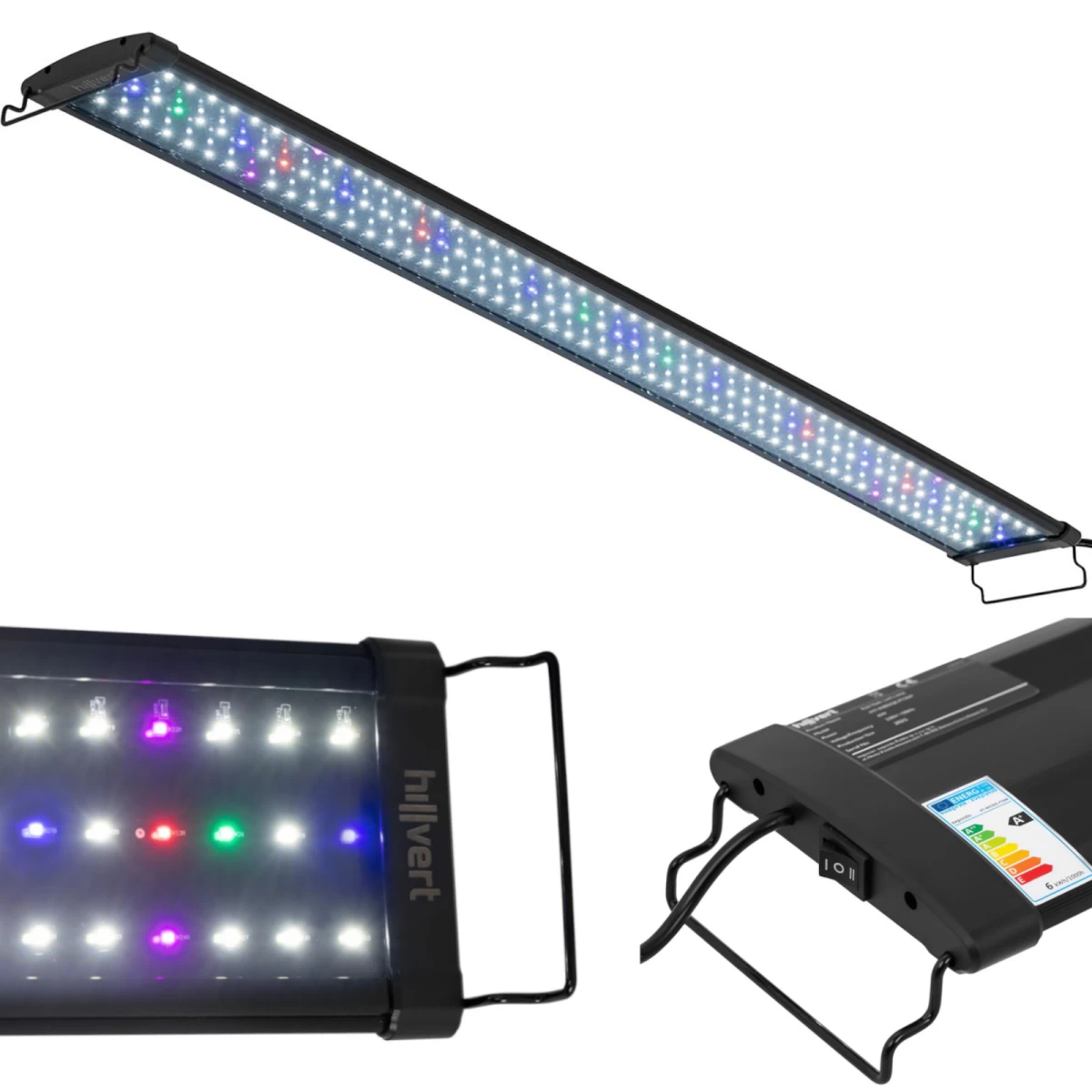 Led Akvariumo Augalų Augimo šviesa Viso Spektro 156 Diodai 113 Cm 30 W