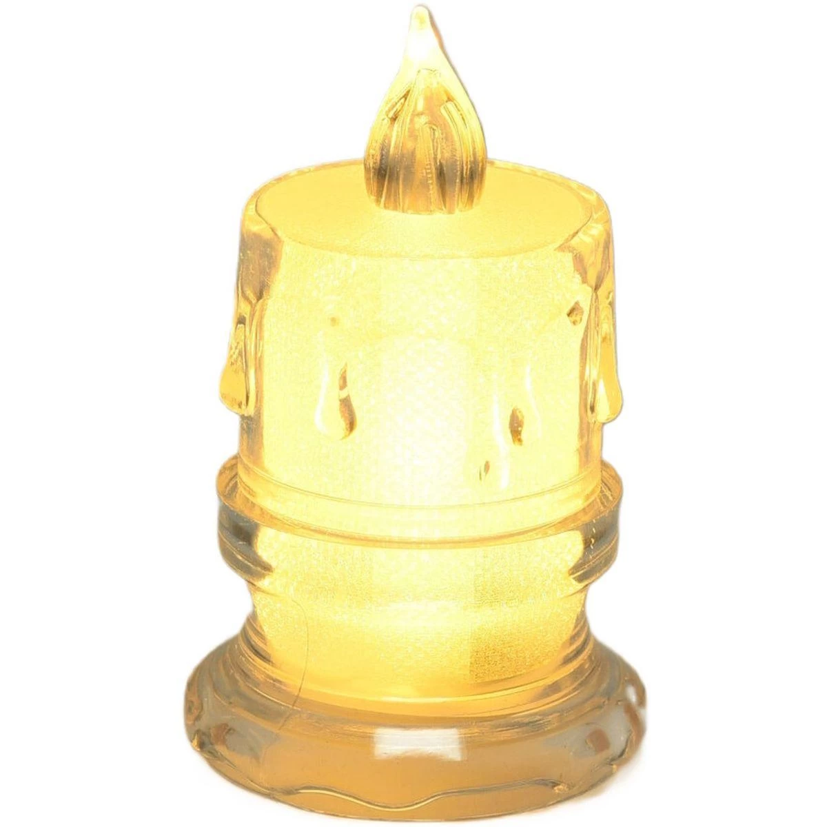 Led Dekoratyvinė žvakė 4,5x8cm Dekoruota