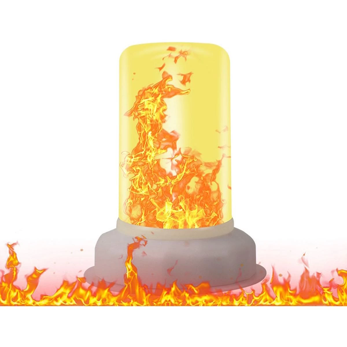 Led Flame Effect žvakė 7.5x9.5cm