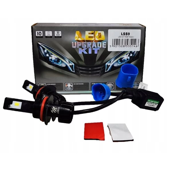LED pagrindinės šviesos HB5 / 9007, 5700K, SMD Epistar, 2vn LED pagrindinės šviesos HB5 / 9007, 5700K, SMD Epistar, 2vn